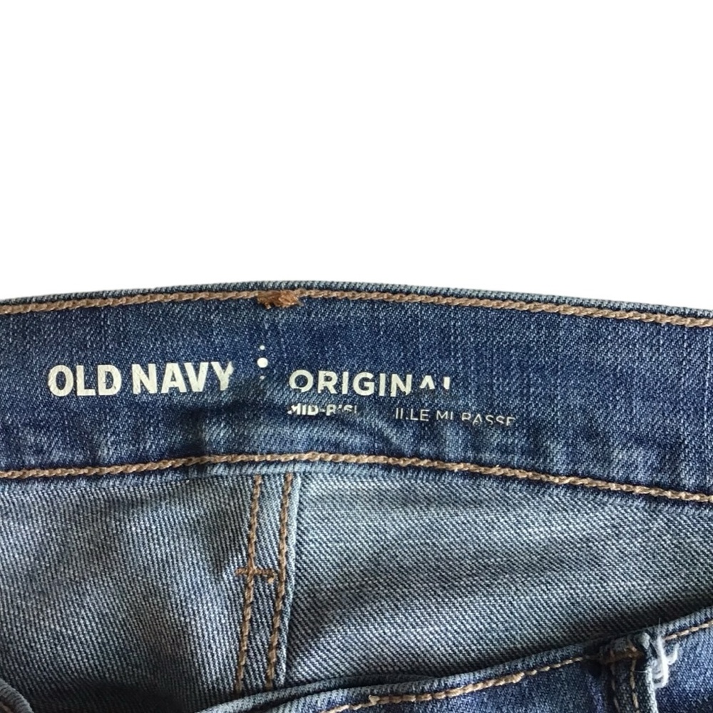 Old‎ Navy Womens Original Mid Rise Jeans Straight Leg Size 8 Short - Picture 5 of 8